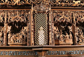 Die Predella des Bordesholmer Altars im Schleswiger Dom